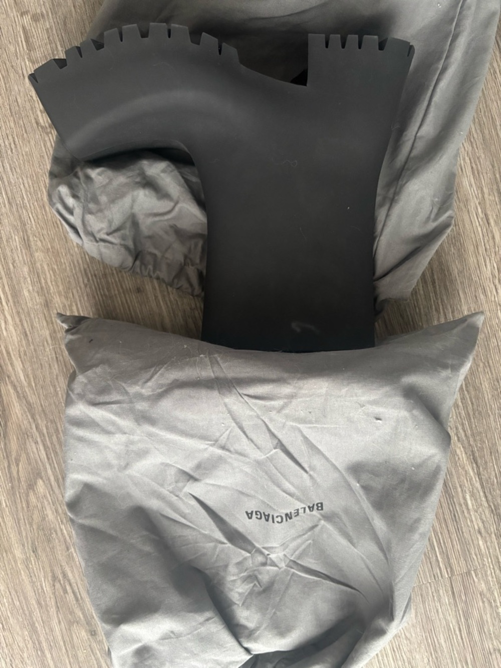 Balenciaga Matte Black Chunky Platform Boots